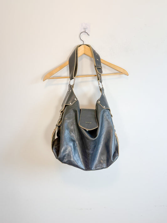 Matt & Nat Large Slouchy Shoulder Bag in Black