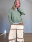 Anthropologie Design History Layered V-Neck Sweater (Size L)