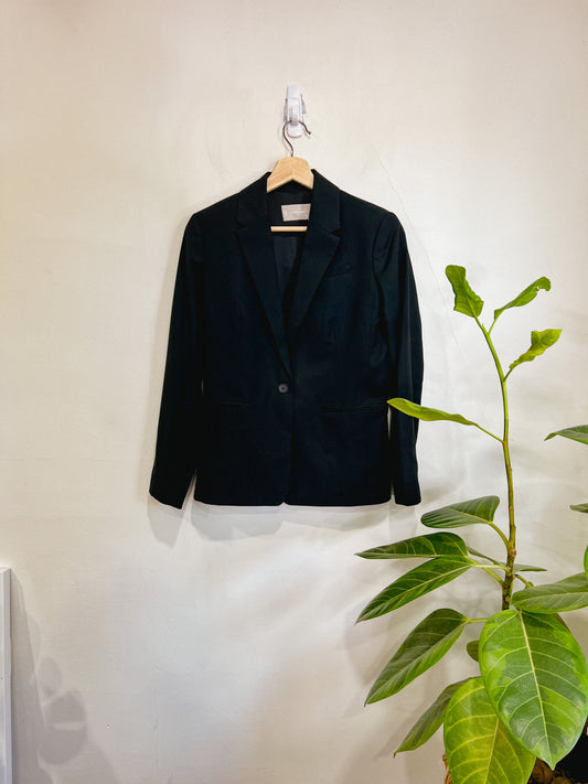 Everlane "The Italian GoWeave Classic Blazer" in Black (Size 4)