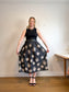 Gudrun Sjoden Floral Cotton Midi Skirt (Size L)