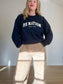 PE Nation Crewneck in Navy (Size XS-M)