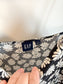Gap Floral Midi Dress in Black/White (Size L)