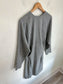 Henrik Vibskov Designer Long Sleeve Grey Mini Dress (Size M)