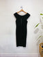 Banana Republic Italian Wool Off the Shoulder Knit Dress in Black (Size 10)