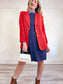 Vintage Red Blazer (Size L)