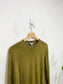 COS Lightwool Wool Crewneck in Green (Size S)