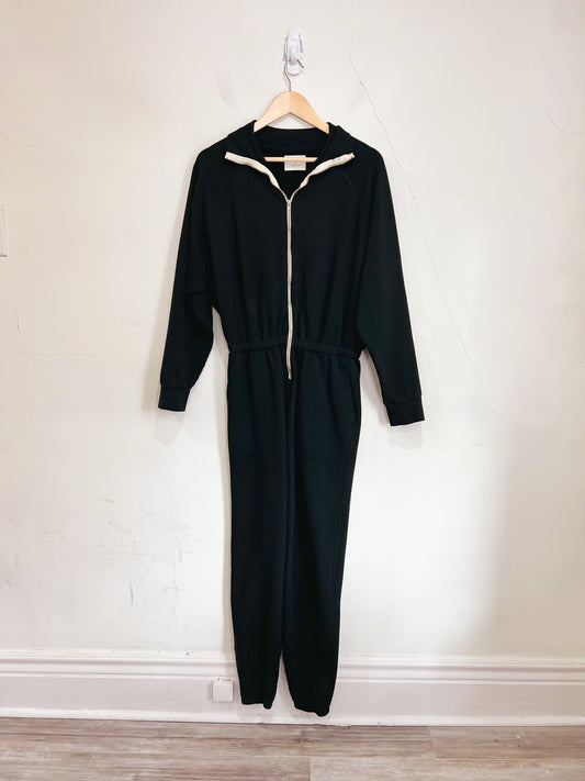 Electric & Rose "Mojave Sweater Jumpsuit in Black" (Size L)