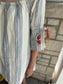 TULAROSA "Sara Dress in Chambray Stripe" NWT (Size S/M)