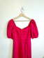Reformation Belgium Linen Maxi Dress in Hot Pink (Size M)