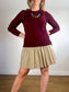 Vince Cashmere Sweater in Maroon (Size S)