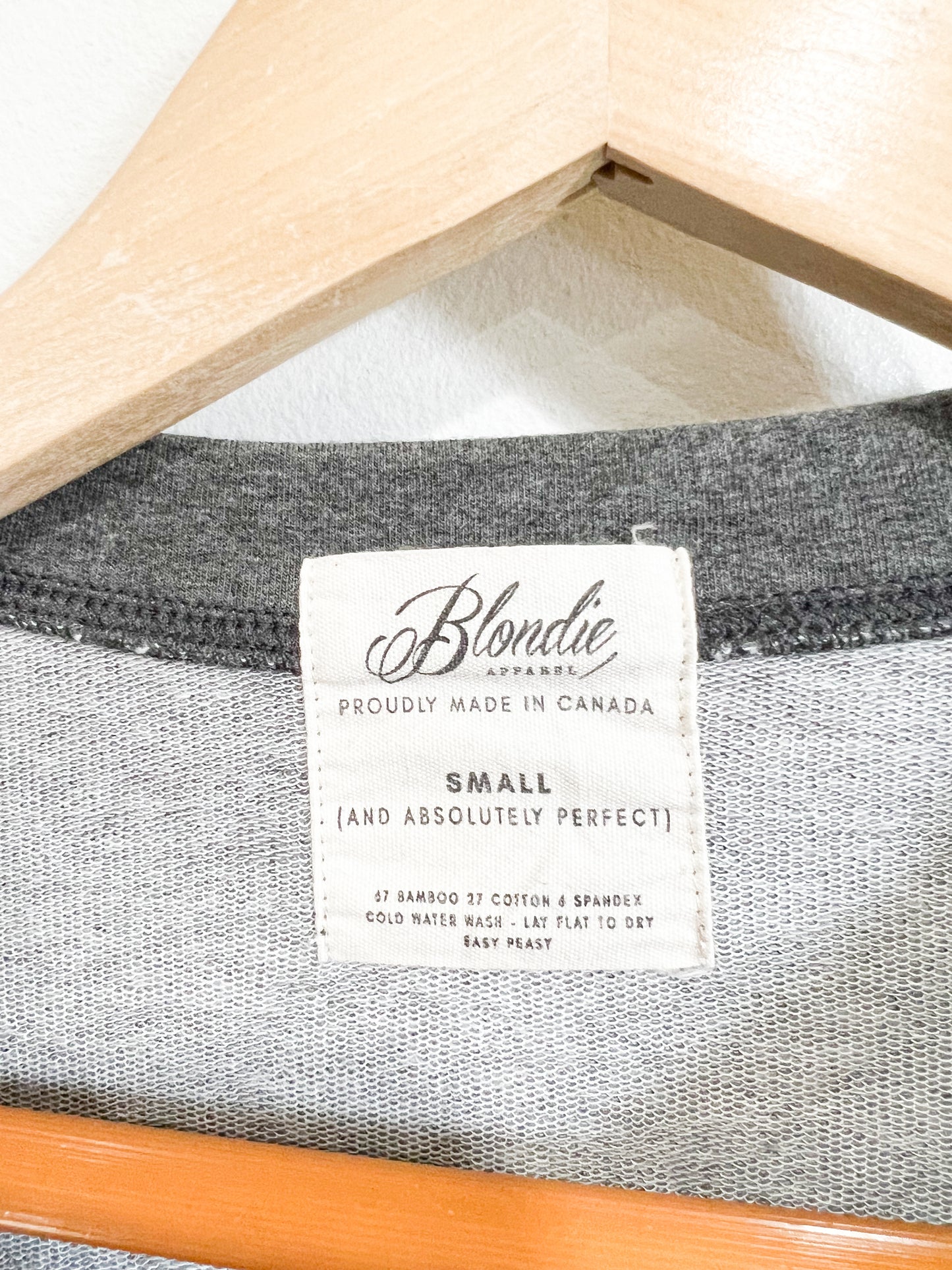 Blondie Apparel "East End Sweater" in Grey (Size S)