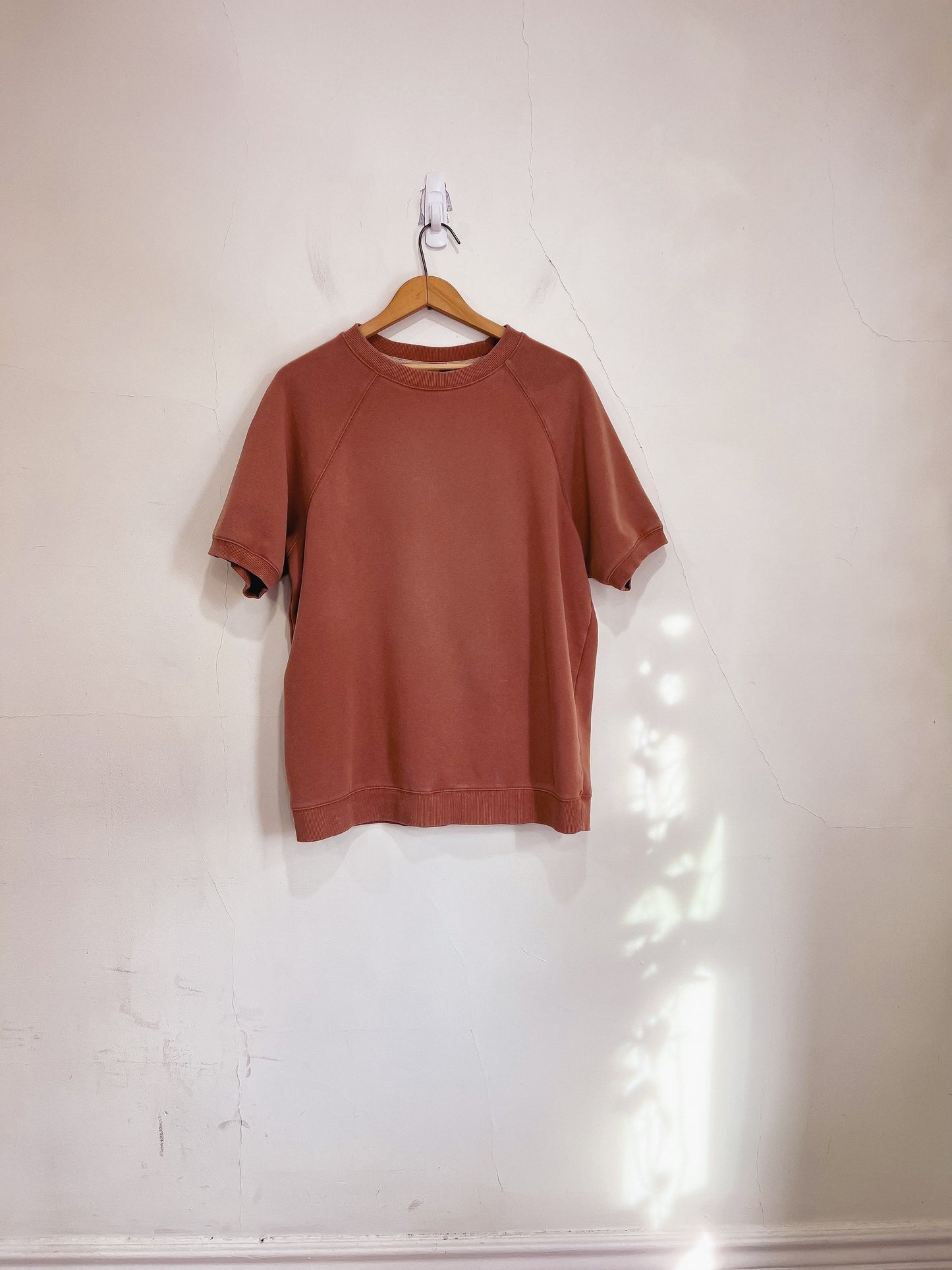 Richer Poorer Short Sleeve Crewneck in Dusty Rose (Size M/L)