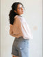 Rails "Clio Button Up Shirt in Clementine Stripe" (Size XS/S)