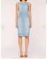 Anthropologie DL1981 "Esme Apron Denim Dress in Light Wash" (Size S)