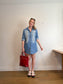 Frank & Eileen "Mary Ruffle Ruffle Collar Shirtdress" (Size S/M)