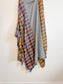 Anthropologie "Maeve Strapless Asymmetrical Midi Dress in Mixed Print" NWT (Size S)