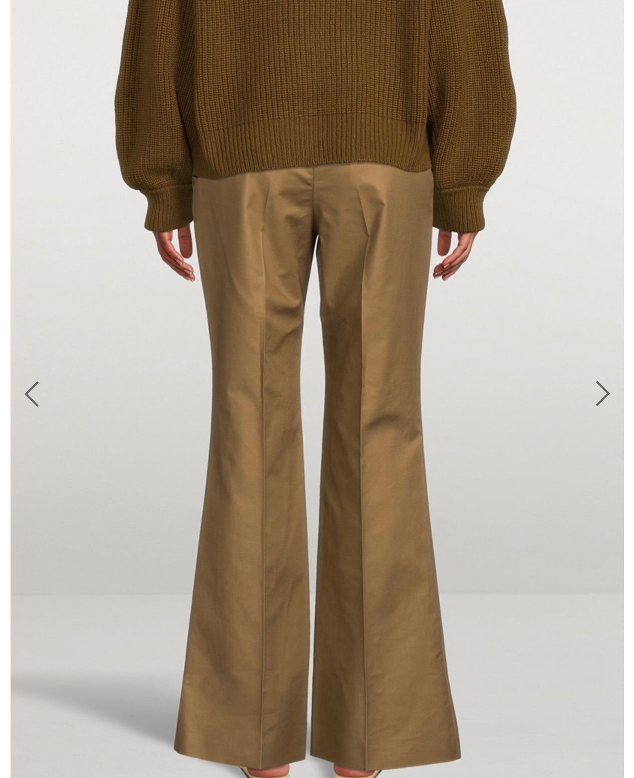 THE ROW Designer "Vasco Cotton Trousers" (Size 8)