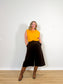 Uniqlo Wide Leg Culottes in Brown (Size M)