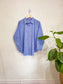 Blue Cotton Button Down (Size L)