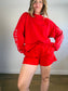 Father Rabbit "Poplin Short in Apple Red" (Size M)