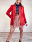 Vintage Red Blazer (Size L)