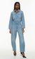 Denim Forum "The 90s Denim Jumpsuit (Size S)