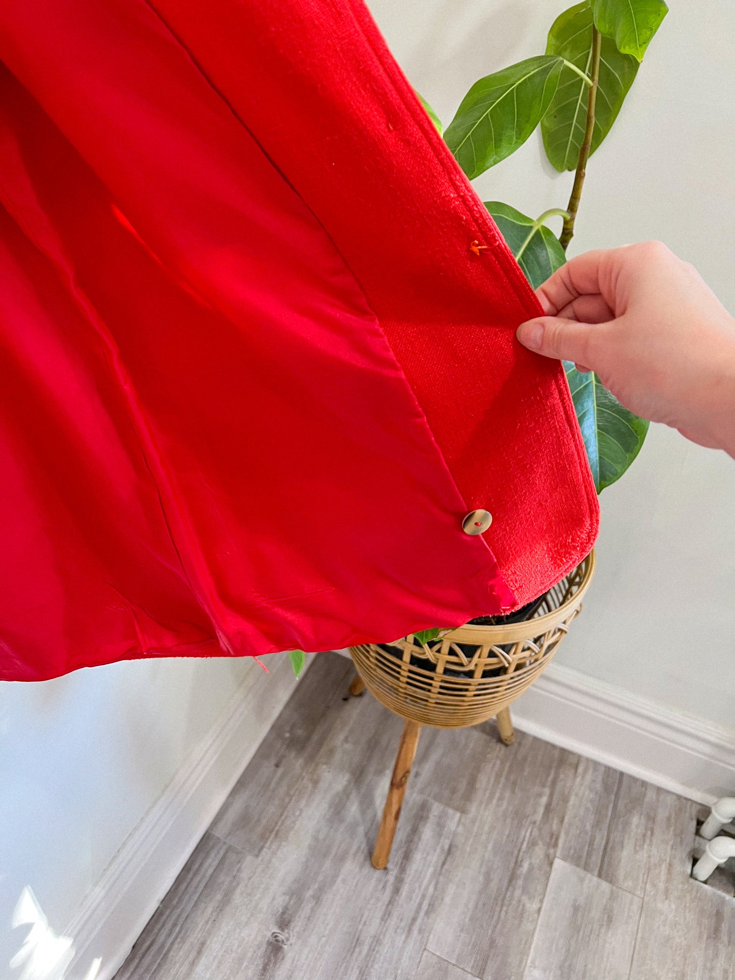 Vintage Red Blazer (Size L)