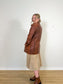 Vintage Bertanni Leather Jacket in Brown (Size L)