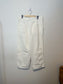 Massimo Dutti High Waist Wide Leg Jeans in White (Size 12)