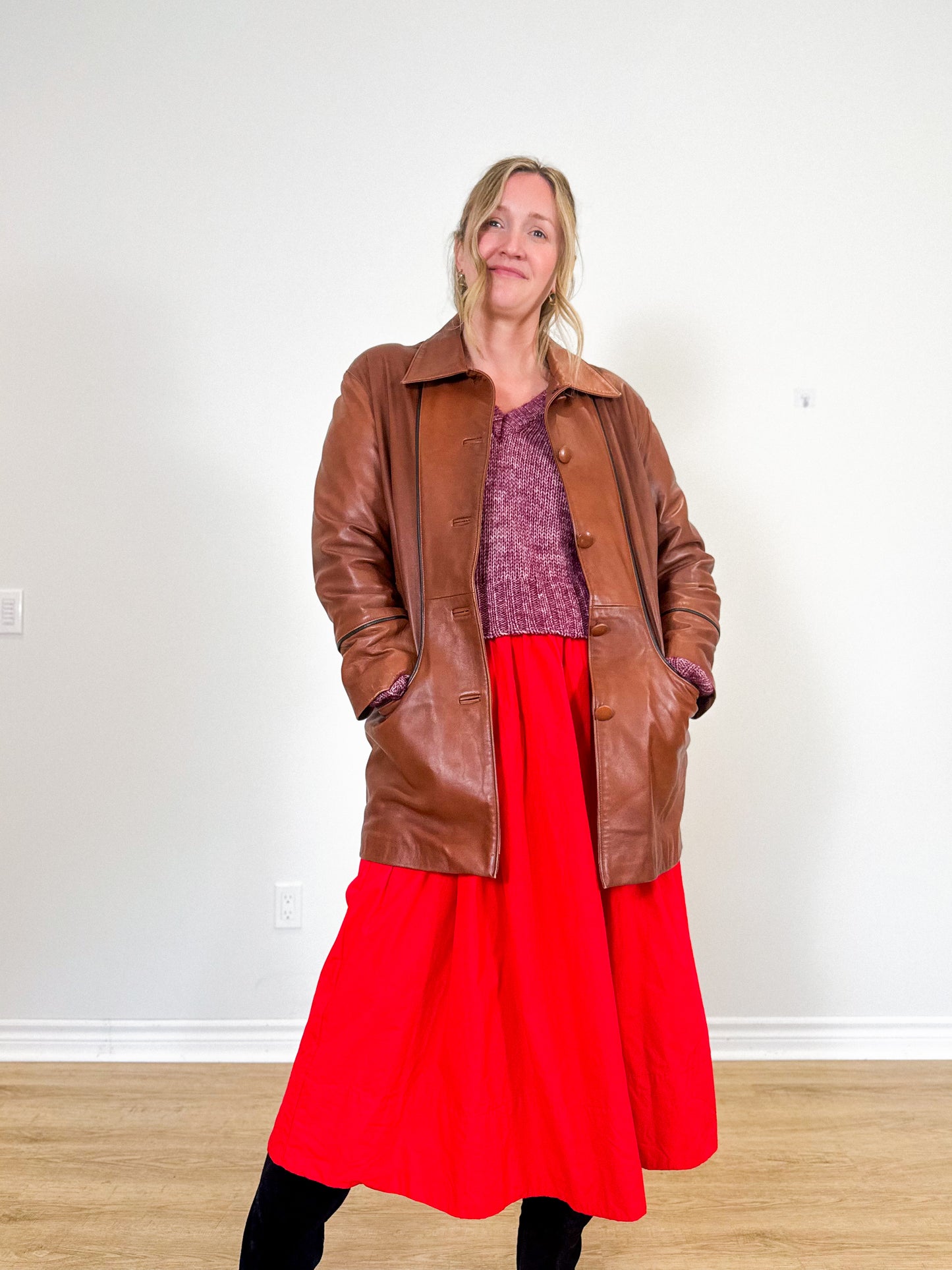 Torn by Ronny Kobo "Monica Dress in Red" (Size S/M)