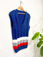 Vintage Striped Sweater Vest (Size M)