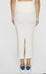 BLEUSALT Sustainable  "The Tube Skirt in Sand" (Size S)