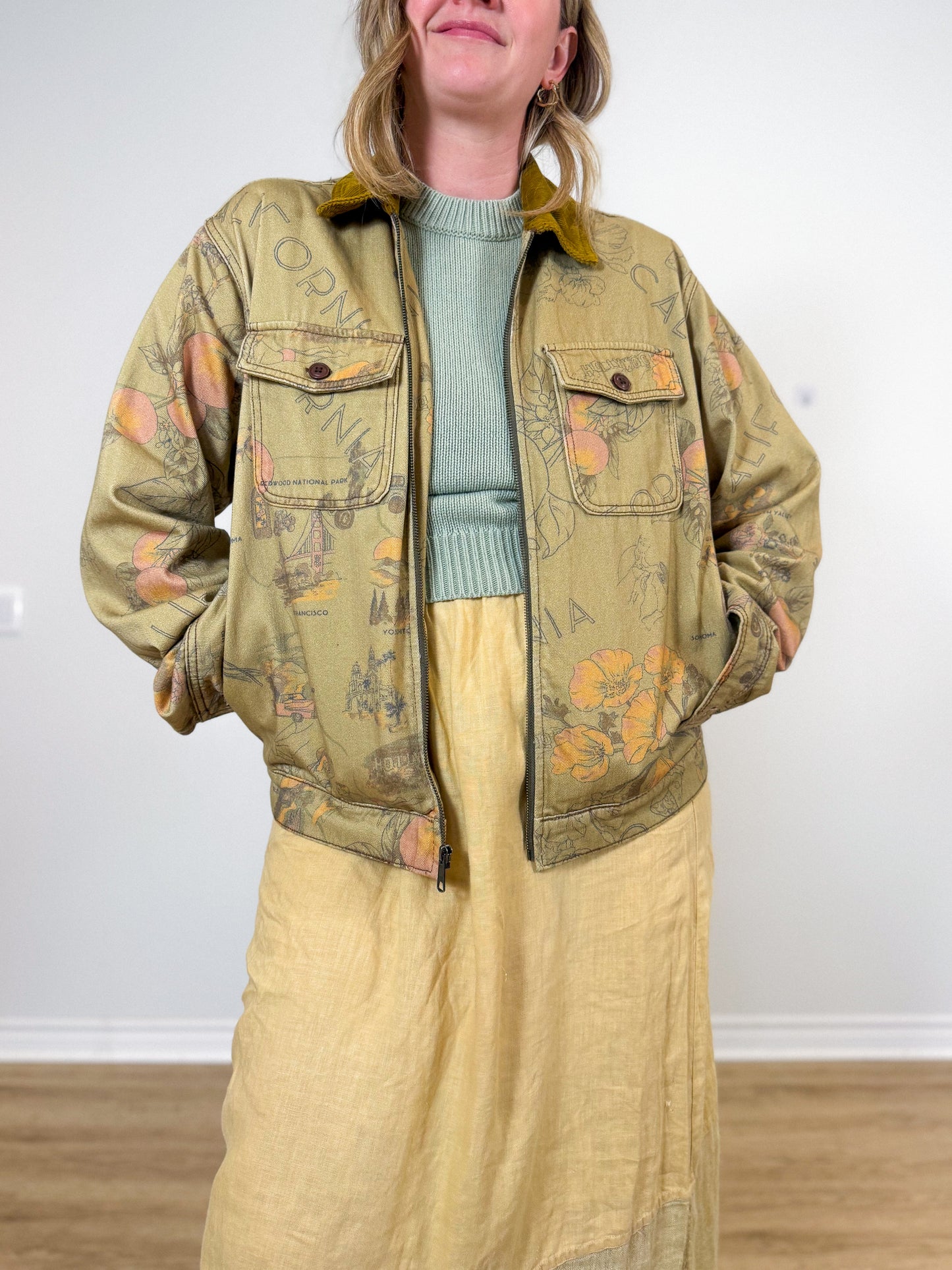 BDG Patterned Work Jacket (Size M)