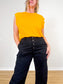 Anthropologie Pilcro "The Arin Mid-Rise Button-Front Barrel Pants in Black" (Size 31)