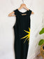 Vintage Joseph Ribkoff Creations Sunburst Dress (Size 6)