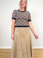 Christian Siriano Knit Sweater Tee in Geometric Print (Size S/M)
