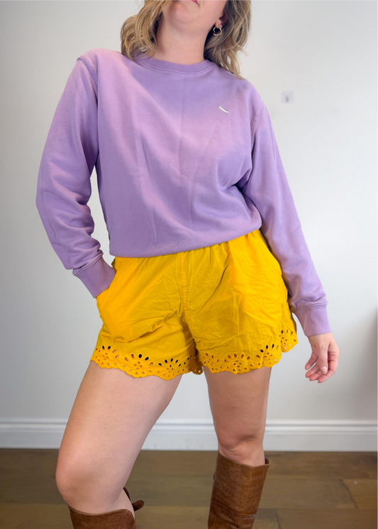 Saturdays New York City Crewneck in Purple SOLD AS IS (Size M)