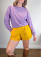 Saturdays New York City Crewneck in Purple SOLD AS IS (Size M)