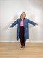 Gap Workforce Collection Long Denim Jacket (Size L)