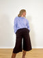 Uniqlo Wide Leg Culottes in Brown (Size M)