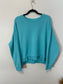 Athleta "Sundown Sweatshirt 2.0" in Aqua (Size L)