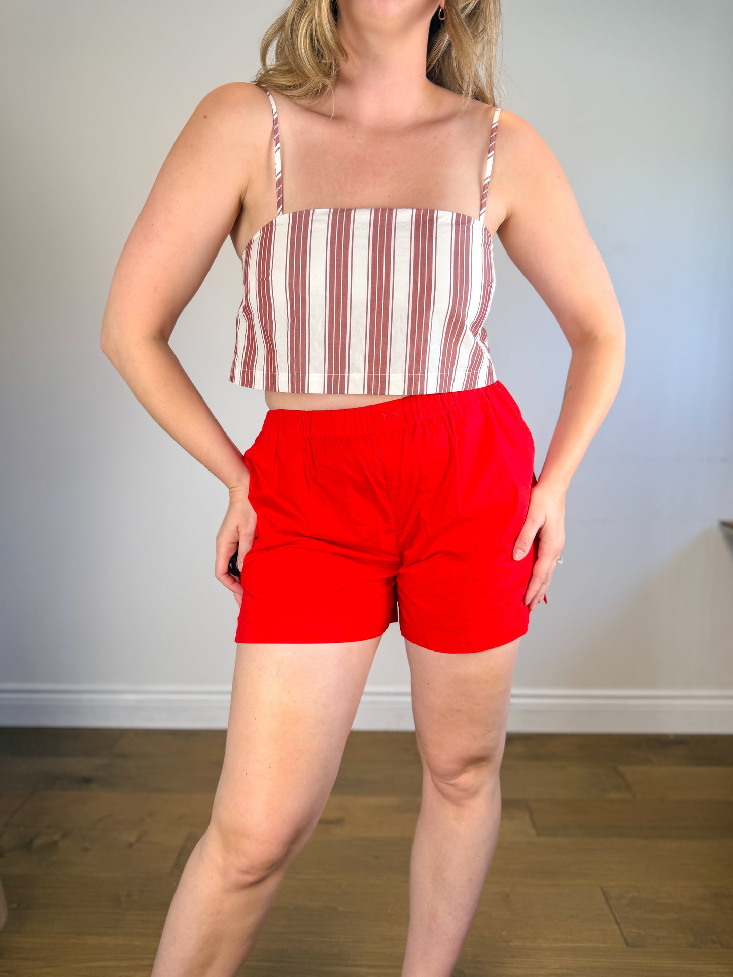 Banana Republic Striped Crop Top NWT (Size M)