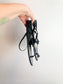 Ancient Greek Sandals "Estia Leather Sandals in Black" (Size 40)
