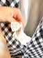 Vintage Gingham Mini Dress in Black/White (Size S)