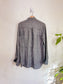 Tradlands Slow Fashion Linen Blouse in Grey Heather (Size M)