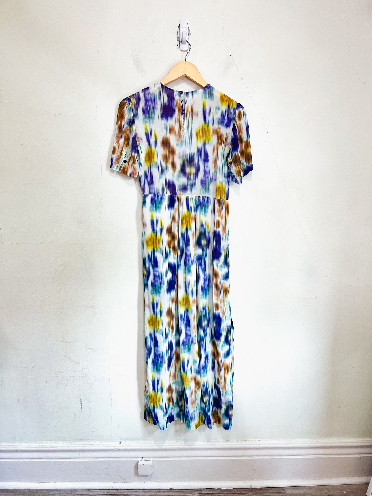 BAUM UND PFERDGARTEN "Dance Admaris Tie Dye Silk Maxi Dress" (Size M)