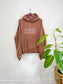 AWAV "Waves Don't Die" Brown Hoodie (Size L)