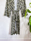 Paper Label Verona Green Floral Robe (Size S)