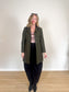 Jack Murphy Dublin "Isabella Tweed Coat in Green" (Size M)