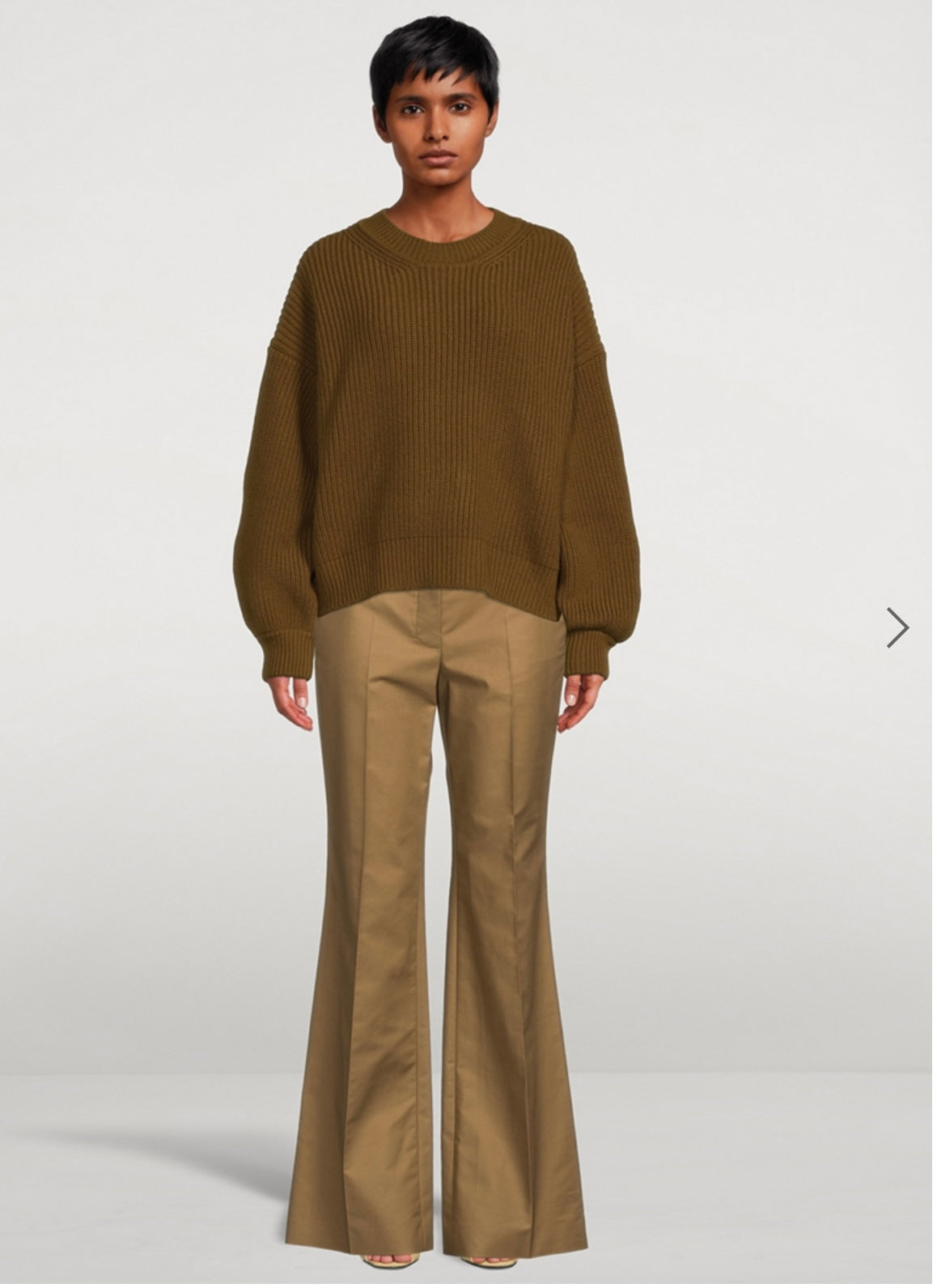 THE ROW Designer "Vasco Cotton Trousers" (Size 8)